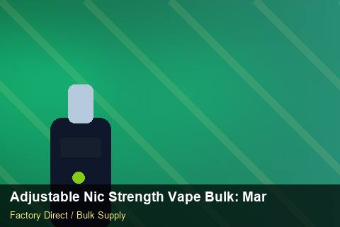 Adjustable Nic Strength Vape Bulk — Adjustable Nic Strength Vape Bulk: Market Comparison — Returns Portal photo 1