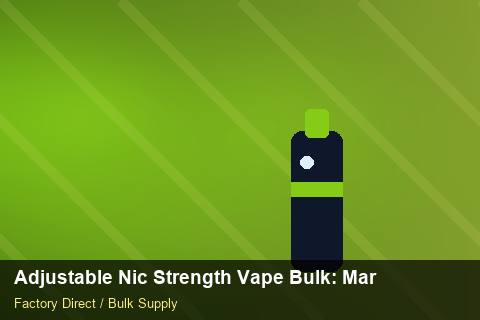 Adjustable Nic Strength Vape Bulk — Adjustable Nic Strength Vape Bulk: Market Comparison — Returns Portal photo 2
