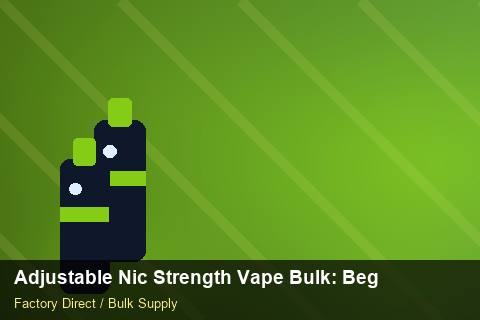 Adjustable Nic Strength Vape Bulk — Adjustable Nic Strength Vape Bulk: Beginner's Guide — Returns Portal photo 1