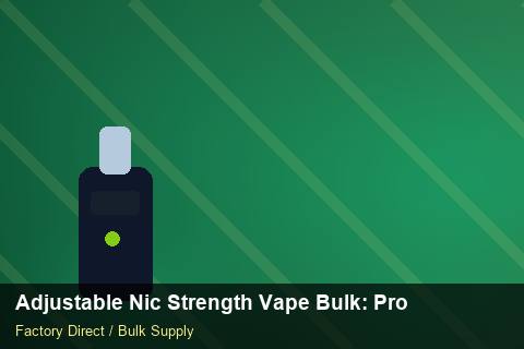 Adjustable Nic Strength Vape Bulk — Adjustable Nic Strength Vape Bulk: Product Launch Playbook — Returns Portal photo 1