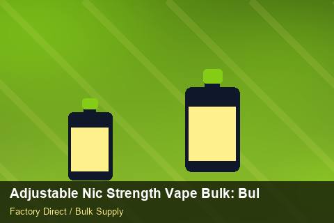 Adjustable Nic Strength Vape Bulk — Adjustable Nic Strength Vape Bulk: Bulk Supplier Guide — Customer Support photo 2