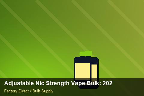 Adjustable Nic Strength Vape Bulk — Adjustable Nic Strength Vape Bulk: 2026 Buyer's Handbook — Customer Support photo 1