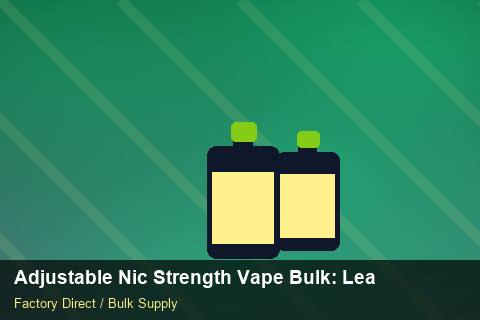 Adjustable Nic Strength Vape Bulk — Adjustable Nic Strength Vape Bulk: Lead Time & MOQ — Customer Support photo 1