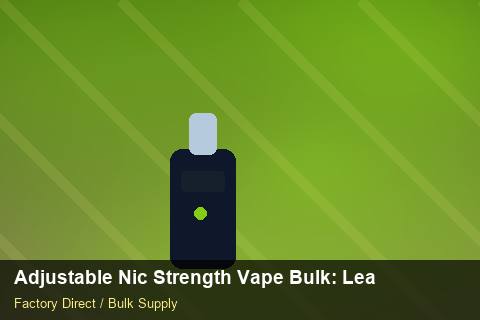 Adjustable Nic Strength Vape Bulk — Adjustable Nic Strength Vape Bulk: Lead Time & MOQ — Customer Support photo 2