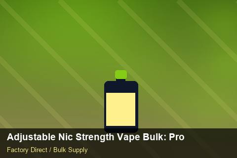 Adjustable Nic Strength Vape Bulk — Adjustable Nic Strength Vape Bulk: Procurement Strategy — Customer Support photo 1