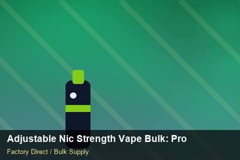 Adjustable Nic Strength Vape Bulk — Adjustable Nic Strength Vape Bulk: Procurement Strategy — Customer Support photo 2