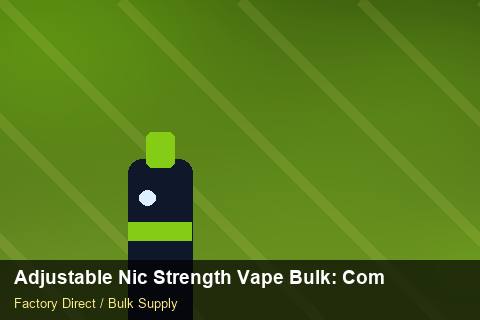Adjustable Nic Strength Vape Bulk — Adjustable Nic Strength Vape Bulk: Compliance Standards — Customer Support photo 1