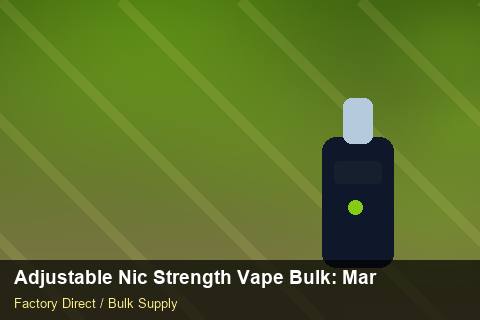 Adjustable Nic Strength Vape Bulk — Adjustable Nic Strength Vape Bulk: Market Trends 2026 — Customer Support photo 2