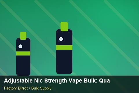 Adjustable Nic Strength Vape Bulk — Adjustable Nic Strength Vape Bulk: Quality Control Process — Customer Support photo 1