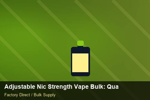 Adjustable Nic Strength Vape Bulk — Adjustable Nic Strength Vape Bulk: Quality Control Process — Customer Support photo 2