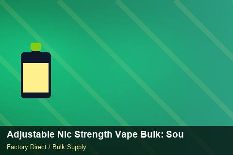 Adjustable Nic Strength Vape Bulk — Adjustable Nic Strength Vape Bulk: Sourcing Workflow — Customer Support photo 2