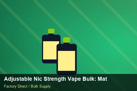 Adjustable Nic Strength Vape Bulk — Adjustable Nic Strength Vape Bulk: Material & Ingredients — Customer Support photo 1