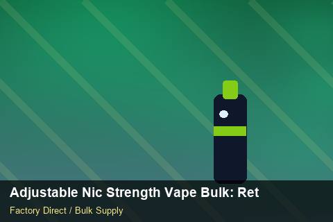 Adjustable Nic Strength Vape Bulk — Adjustable Nic Strength Vape Bulk: Returns & Warranty — Customer Support photo 1