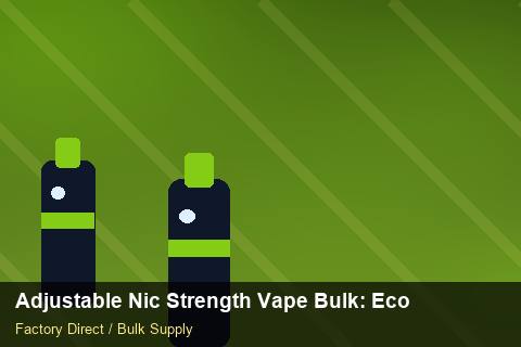 Adjustable Nic Strength Vape Bulk — Adjustable Nic Strength Vape Bulk: Eco-Friendly Materials — Customer Support photo 2
