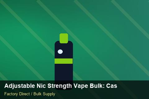 Adjustable Nic Strength Vape Bulk — Adjustable Nic Strength Vape Bulk: Case Studies — Customer Support photo 1