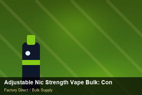 Adjustable Nic Strength Vape Bulk — Adjustable Nic Strength Vape Bulk: Contract Essentials — Customer Support photo 1