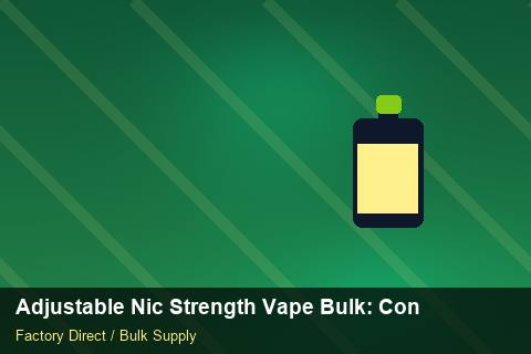 Adjustable Nic Strength Vape Bulk — Adjustable Nic Strength Vape Bulk: Contract Essentials — Customer Support photo 2