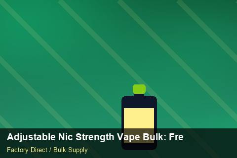 Adjustable Nic Strength Vape Bulk — Adjustable Nic Strength Vape Bulk: Freight Insurance — Customer Support photo 1
