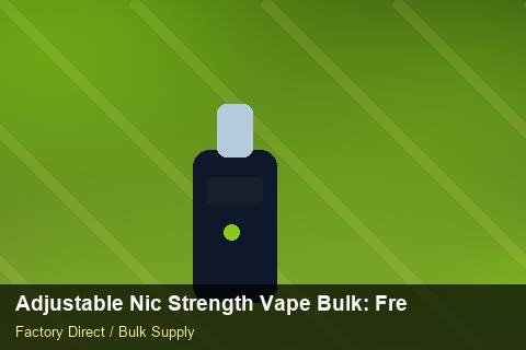 Adjustable Nic Strength Vape Bulk — Adjustable Nic Strength Vape Bulk: Freight Insurance — Customer Support photo 2