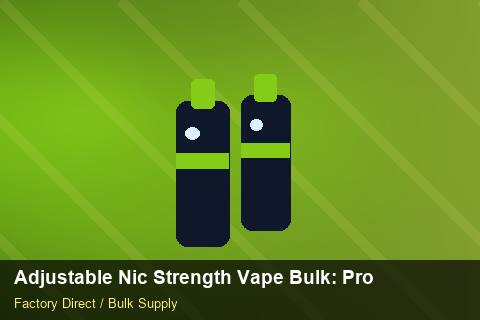 Adjustable Nic Strength Vape Bulk — Adjustable Nic Strength Vape Bulk: Product Launch Playbook — Customer Support photo 2