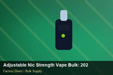 Adjustable Nic Strength Vape Bulk — Adjustable Nic Strength Vape Bulk: 2026 Buyer's Handbook — Technical Training photo 2