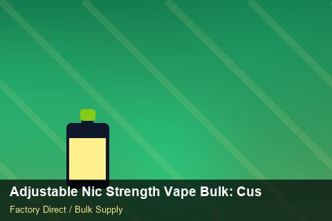 Adjustable Nic Strength Vape Bulk — Adjustable Nic Strength Vape Bulk: Customs Documentation — Technical Training photo 2