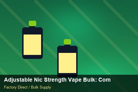 Adjustable Nic Strength Vape Bulk — Adjustable Nic Strength Vape Bulk: Compliance Standards — Technical Training photo 2