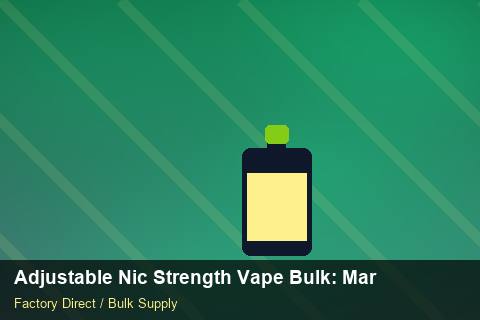 Adjustable Nic Strength Vape Bulk — Adjustable Nic Strength Vape Bulk: Market Trends 2026 — Technical Training photo 1
