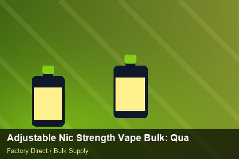 Adjustable Nic Strength Vape Bulk — Adjustable Nic Strength Vape Bulk: Quality Control Process — Technical Training photo 2