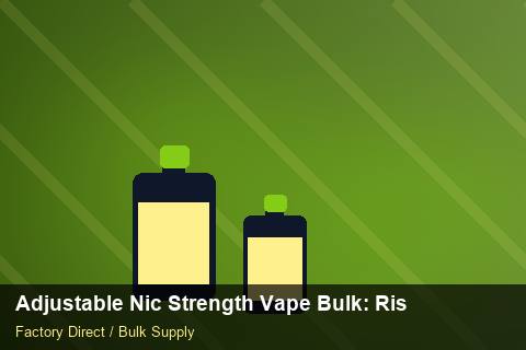 Adjustable Nic Strength Vape Bulk — Adjustable Nic Strength Vape Bulk: Risk Management — Technical Training photo 2