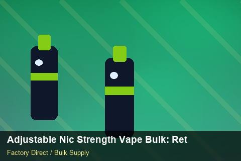 Adjustable Nic Strength Vape Bulk — Adjustable Nic Strength Vape Bulk: Returns & Warranty — Technical Training photo 1