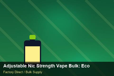 Adjustable Nic Strength Vape Bulk — Adjustable Nic Strength Vape Bulk: Eco-Friendly Materials — Technical Training photo 1