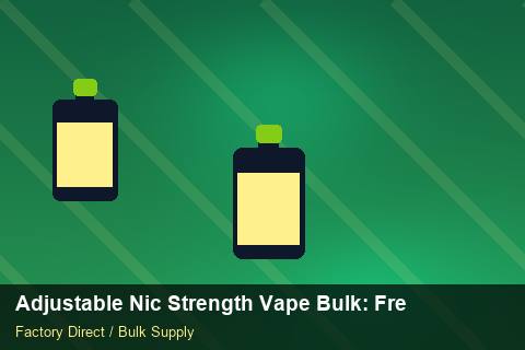 Adjustable Nic Strength Vape Bulk — Adjustable Nic Strength Vape Bulk: Freight Insurance — Technical Training photo 1