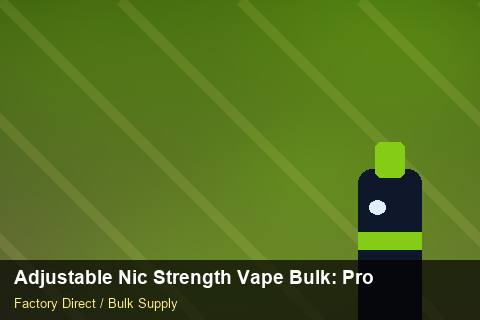 Adjustable Nic Strength Vape Bulk — Adjustable Nic Strength Vape Bulk: Product Launch Playbook — Technical Training photo 2