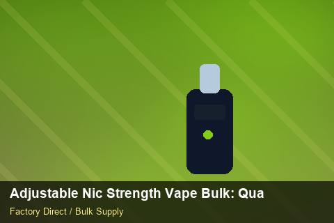 Adjustable Nic Strength Vape Bulk — Adjustable Nic Strength Vape Bulk: Quality Inspection Checklist — Staff Onboarding photo 1