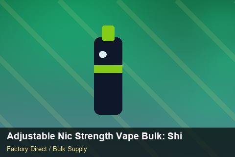 Adjustable Nic Strength Vape Bulk — Adjustable Nic Strength Vape Bulk: Shipping & Logistics — Staff Onboarding photo 1