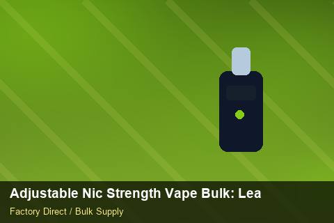 Adjustable Nic Strength Vape Bulk — Adjustable Nic Strength Vape Bulk: Lead Time & MOQ — Staff Onboarding photo 2