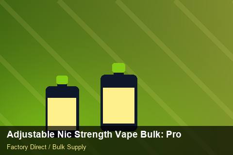 Adjustable Nic Strength Vape Bulk — Adjustable Nic Strength Vape Bulk: Procurement Strategy — Staff Onboarding photo 1