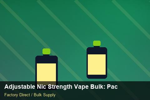 Adjustable Nic Strength Vape Bulk — Adjustable Nic Strength Vape Bulk: Packaging Standards — Staff Onboarding photo 1