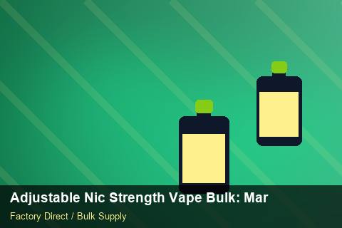 Adjustable Nic Strength Vape Bulk — Adjustable Nic Strength Vape Bulk: Market Trends 2026 — Staff Onboarding photo 1