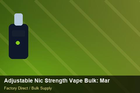 Adjustable Nic Strength Vape Bulk — Adjustable Nic Strength Vape Bulk: Market Trends 2026 — Staff Onboarding photo 2