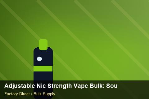 Adjustable Nic Strength Vape Bulk — Adjustable Nic Strength Vape Bulk: Sourcing Workflow — Staff Onboarding photo 1