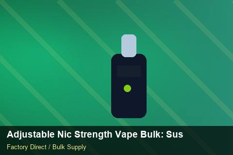 Adjustable Nic Strength Vape Bulk — Adjustable Nic Strength Vape Bulk: Sustainability — Staff Onboarding photo 2