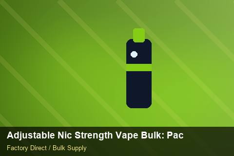 Adjustable Nic Strength Vape Bulk — Adjustable Nic Strength Vape Bulk: Packaging Standards — Merchandising Kits photo 2