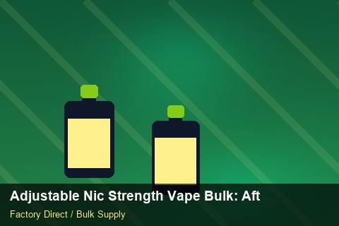 Adjustable Nic Strength Vape Bulk — Adjustable Nic Strength Vape Bulk: After-Sales Support — Merchandising Kits photo 2