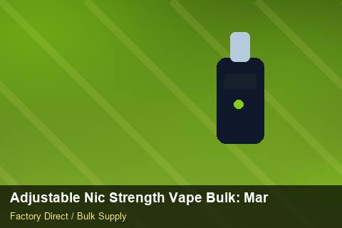 Adjustable Nic Strength Vape Bulk — Adjustable Nic Strength Vape Bulk: Market Trends 2026 — Merchandising Kits photo 2