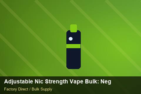 Adjustable Nic Strength Vape Bulk — Adjustable Nic Strength Vape Bulk: Negotiation Tips — Merchandising Kits photo 1