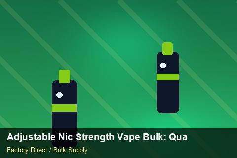 Adjustable Nic Strength Vape Bulk — Adjustable Nic Strength Vape Bulk: Quality Control Process — Merchandising Kits photo 1