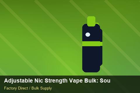 Adjustable Nic Strength Vape Bulk — Adjustable Nic Strength Vape Bulk: Sourcing Workflow — Merchandising Kits photo 1