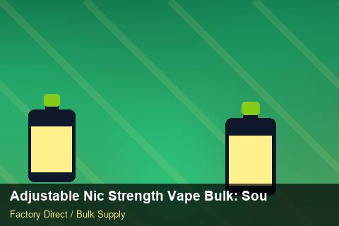 Adjustable Nic Strength Vape Bulk — Adjustable Nic Strength Vape Bulk: Sourcing Workflow — Merchandising Kits photo 2